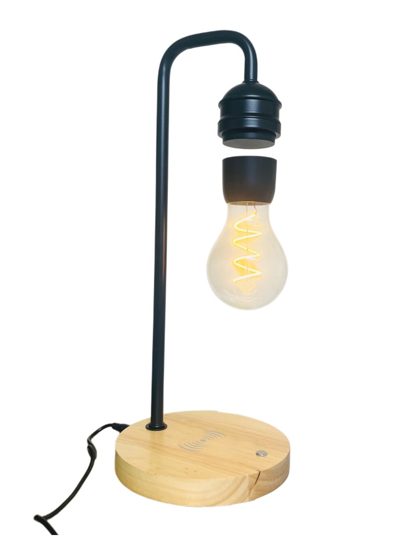 مصباح LED معلق مع شحن لاسلكي - ديكور عائم بسيط للمنزل والمكتب - Image 1